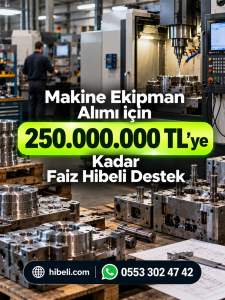 Makine Satın Alma Faiz Hibeli İşletme Sermayesi Desteği